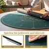 COSTWAY Runde Poker-Tischmatte für Texas Hold'em 120 cm, Produktbild-Vorschau 7