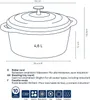 KELA Pekáč liatinový s pokrievkou Calida 26 cm čierna Náhľad obrázku produktu 4