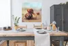 MuchoWow® Poster Schnecke - Stein - Haus 100x100 cm - Produktbild-Vorschau 3