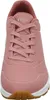 A close-up, front-facing view of a pink Skechers sneaker. Anteprima dell’immagine prodotto