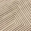 Moderner Kurzflorteppich Beige geometrisches Design mit Produktbild-Vorschau 4