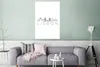 MuchoWow® Poster Skyline "Lissabon" vor weißem Hintergrund Produktbild-Vorschau 5