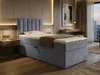 NORDELO Boxspringbett MORFEO 90x200 cm Grau Komplett-Set Produktbild-Vorschau 8