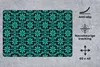 MuchoWow® Schreibtischunterlage Muster - Gotik - Blumen Produktbild-Vorschau 3