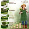 Floranica Bordure de Jardin en bois 10 x 200 cm Vert foncé Voir les images du produit 2