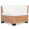 Set di divani 18 pezzi in rattan naturale Anteprima dell’immagine prodotto 3