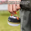 2er-Set Camping-LED-Laternen, USB & Solar aufladbar, 5 W, Produktbild-Vorschau 5
