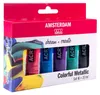ROYAL TALENS Acrylfarbe AMSTERDAM Bunte Metallics 6 x 20 ml Produktbild-Vorschau 4