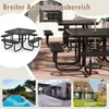 COSTWAY Sitzgarnitur für 8 Personen, Picknicktisch mit Produktbild-Vorschau 7