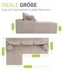 Juskys Sofa Coredo - Taupe, moderne Couch aus Cord mit Produktbild-Vorschau 7