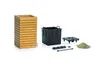 LECHUZA-Pflanzgefäß PALO Natural Wood 35 high Produktbild-Vorschau 2