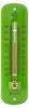 Gartenthermometer 19cm Metall Retro in Grün Außen Garten Produktbild-Vorschau 1