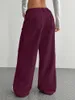 ASKSA Damen Cordhose High Waist Weites Bein Hosen Produktbild-Vorschau 6