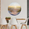 Sticker Kreis STRAND Meer Sonnenuntergang Landschaft Himmel Produktbild-Vorschau 4