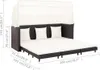 Ausziehbares 3-Sitzer-Schlafsofa mit Dach Poly Rattan Produktbild-Vorschau 10