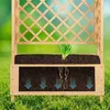 Relaxdays Blumenkasten mit Rankgitter & Dach, HBT: Produktbild-Vorschau 6