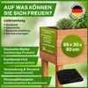 TTL GARDEN Balkon Hochbeet S 80x30x80 cm – Holz Produktbild-Vorschau 8