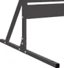 vidaXL Paravento nero 100 x 50 x 180 cm acciaio Anteprima dell’immagine prodotto 7