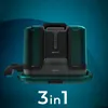 A product shot of a carpet cleaner with a blue gradient background. Produktbild-Vorschau