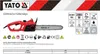 Yato YT-84870, 40 cm, 13 m/s, 76,2 / 8 mm (3 / 8"), Černá, Náhled obrázku produktu 15