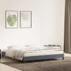 vidaXL Bettgestell ohne Matratze Dunkelgrau 200x220 cm Samt Produktbild-Vorschau 1