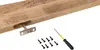Wandregal Mangoholz massiv & rau 60x20 cm Holzregal Produktbild-Vorschau 4