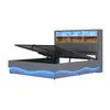 STILVORA 180x200 Polsterbett mit Nachttisch und USB Produktbild-Vorschau 8