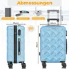 KESSER® Reisekoffer | Koffer ABS Hartschalenkoffer mit Produktbild-Vorschau 2