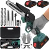 6" Zoll Akku-Kettensäge 2x 21V 1500 mAh wiederaufladbare Produktbild-Vorschau 1