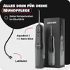 Zahnheld elektrische Munddusche Aquadent schwarz, kabellose Produktbild-Vorschau 8