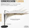 Sonnenschirm 3m x 4m, Aluminium; UV-Schutz; inkl. Produktbild-Vorschau 4