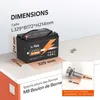 Batterie LiFePO4 LiTime 12 V 100 Ah avec BMS IP65, 1 280 Voir les images du produit 2
