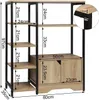WOLTU Standregal RGB08hei Bücherregal Küchenregal Büroregal Produktbild-Vorschau 7