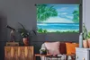 MuchoWow® Wandteppich Wandbehang Meer - Pflanze - Aquarell Produktbild-Vorschau 5