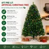 183 cm künstlicher Weihnachtsbaum, 250 mehrfarbige Produktbild-Vorschau 6