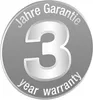 A circular badge indicating a 3-year warranty. Anteprima dell’immagine prodotto
