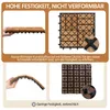 Yaheetech Terrassenfliesen Holzfliesen Akazie 30x30cm 27er Produktbild-Vorschau 6