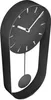 Orologio a pendolo al quarzo nero Mebus 12931 Anteprima dell’immagine prodotto 3