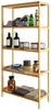 CASARIA® Badregal Standregal Bambus 5 Böden 60x26x130cm Produktbild-Vorschau 7