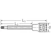 Schraubendrehereinsatz Innen-TX T 50 1/2' , lang Produktbild-Vorschau 2