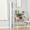 2-teiliges CD-Regal aus Holz mit 12 F?chern, wei?, 21 x Produktbild-Vorschau 2