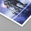 Poster - Poster ohne Rahmen - Kosmonaut Weltraum - 40x40 cm Produktbild-Vorschau 2