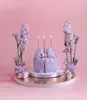 Candele di compleanno 14cm lisce set di 12 candele oro rosa Anteprima dell’immagine prodotto 3