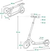 Lionelo Luca Roller Kinder Tretroller bis 100kg Räder 200mm Produktbild-Vorschau 7