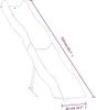 A line drawing of a blue children's slide with dimensions indicated. Voir les images du produit