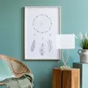 Lampe de table Relaxdays, lampe de chevet avec abat-jour en Voir les images du produit 2