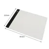 LED Light Pad A4 Table lumineuse Plaque lumineuse Portable Voir les images du produit 2