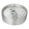 A stack of round aluminum pie pans. Produktbild-Vorschau