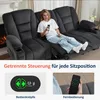 M MCombo Elektrisch 3 Sitzer Sofa mit Schlaffunktion, 3er Produktbild-Vorschau 4