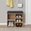 Schuhbank Katja 5 Regalfächer Artisaneiche Produktbild-Vorschau 2